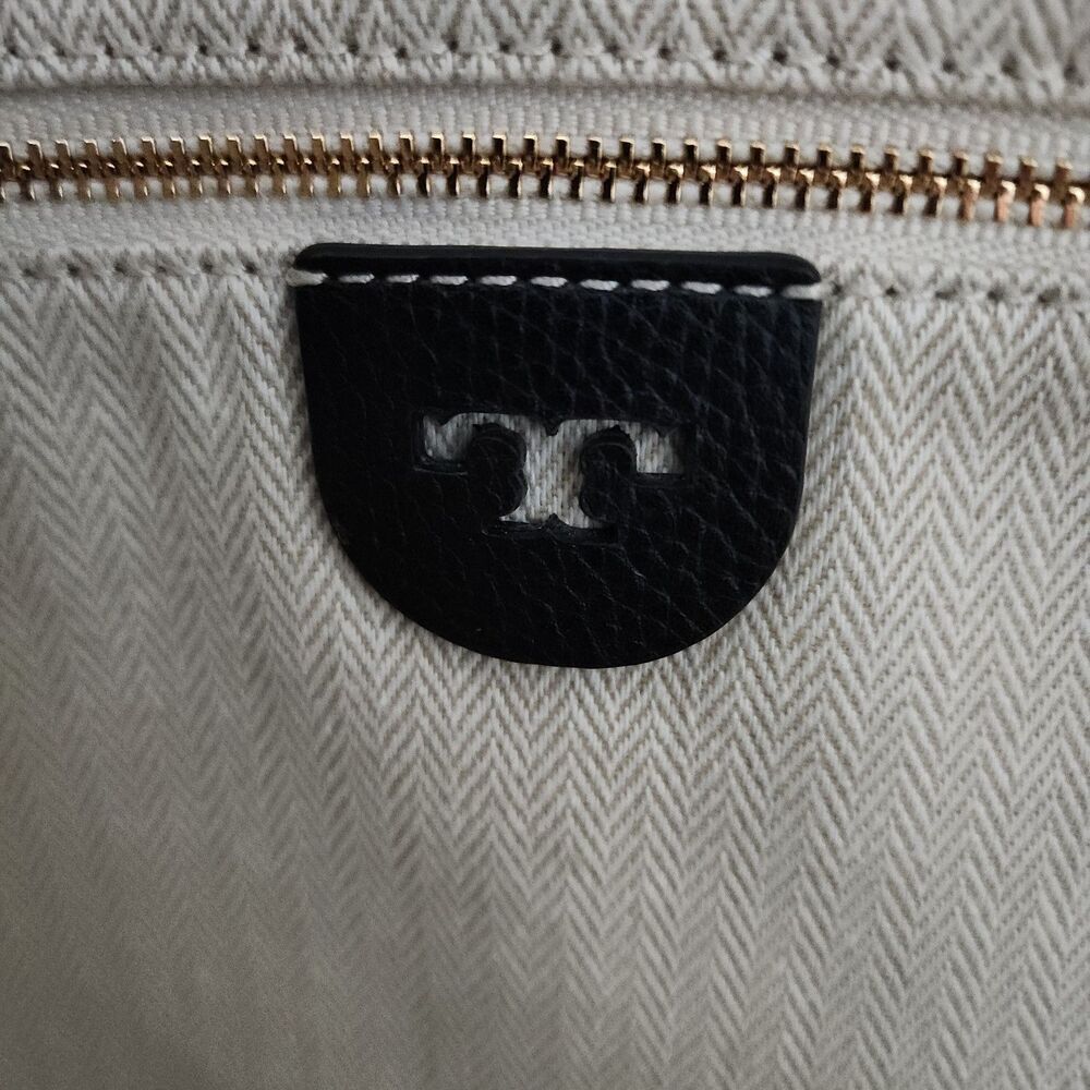 Tory Burch Black Leather Hobo Shoulder Bag - Picture 12 of 13